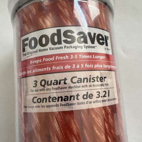 FoodSaver 3.0 Quart Vacuum Canister 3qt Tilia Food Saver Storage Container - Picture 4 of 7